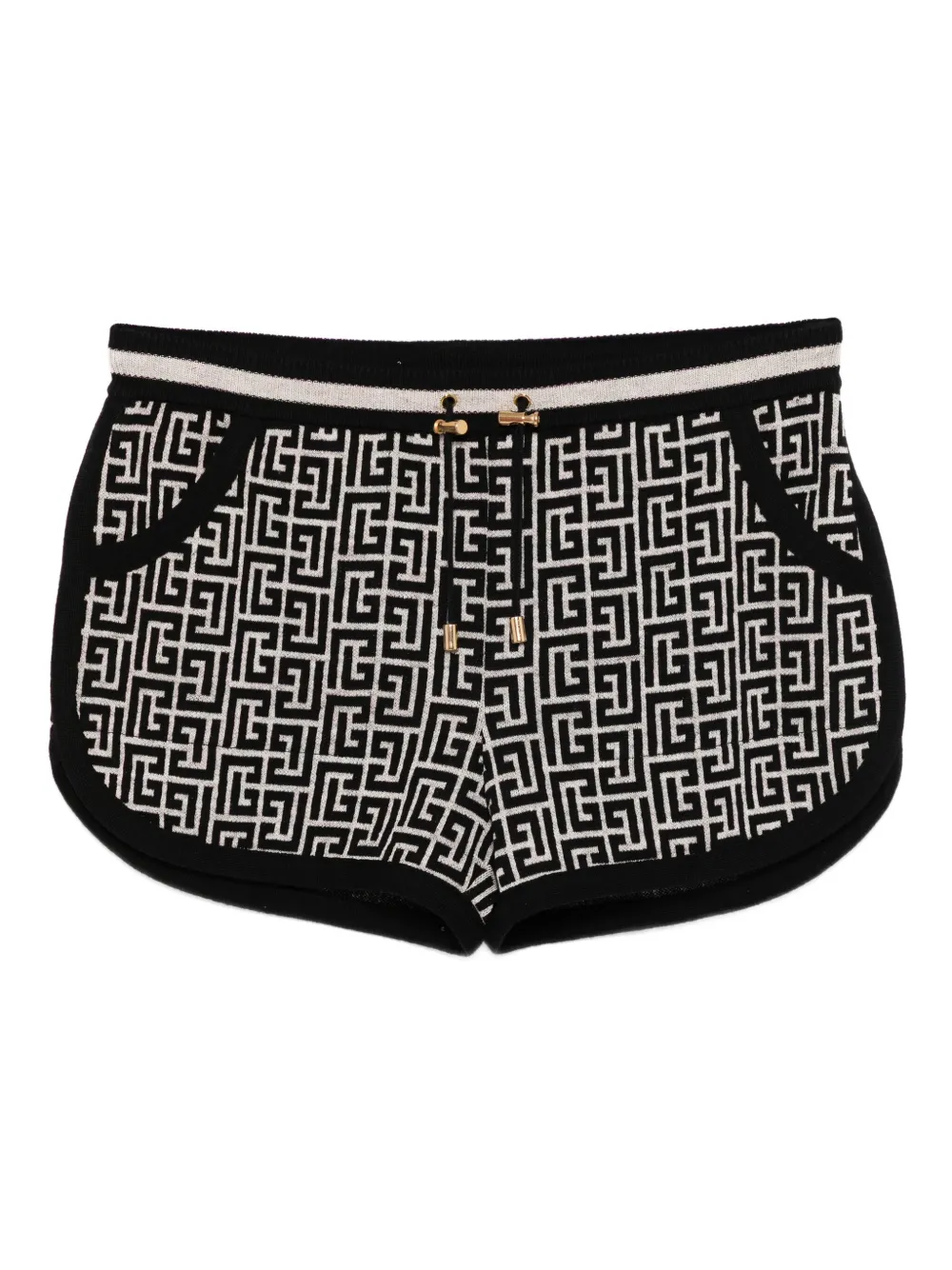 Шорты с вышитым логотипом BALMAIN, черный
Шорты с вышитым логотипом BALMAIN, черный