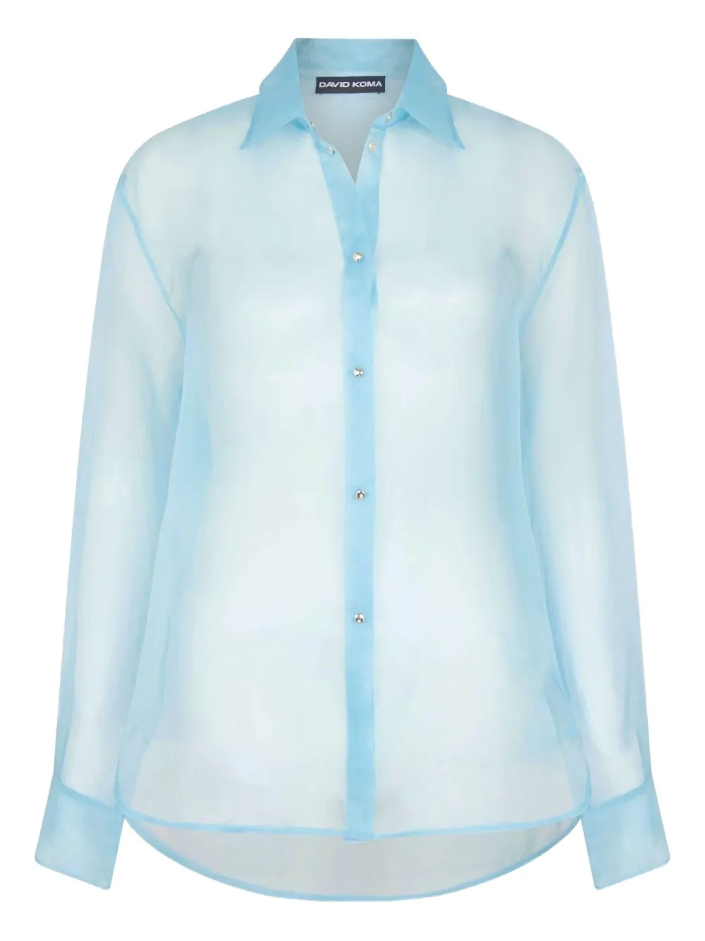 Шелковая рубашка David Koma, синий
Шелковая рубашка David Koma, синий