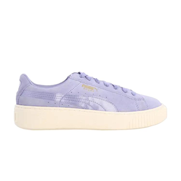 Кроссовки Puma Suede Platform, Mono Satin - Sweet Lavender
Кроссовки Puma Suede Platform, Mono Satin - Sweet Lavender