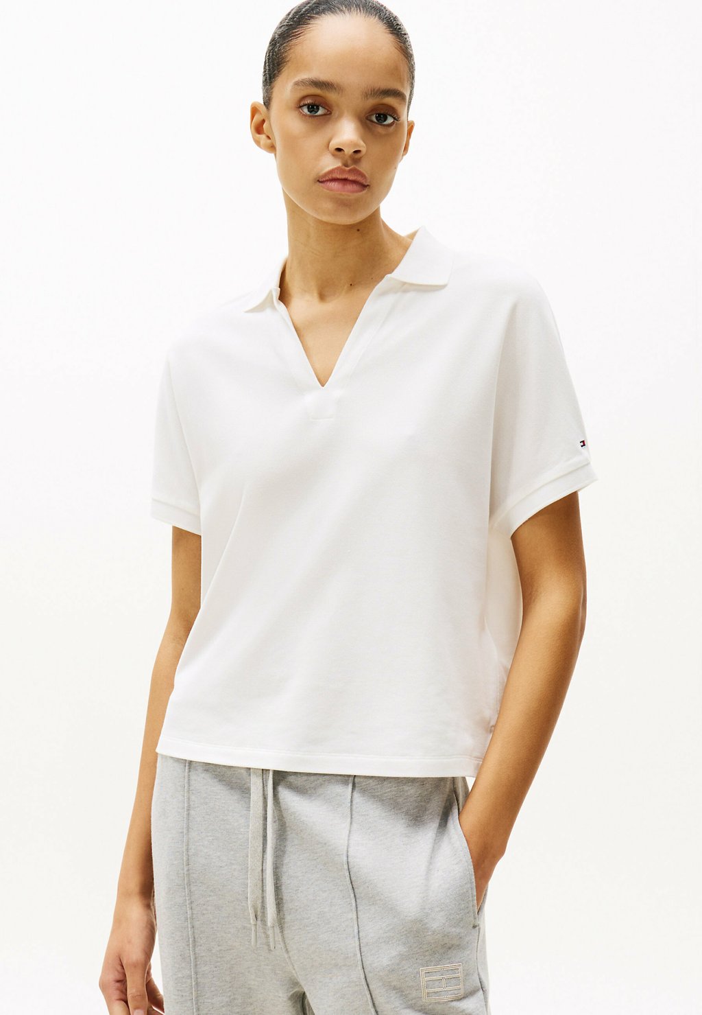 Рубашка поло Tommy Hilfiger, белый 
Рубашка поло Tommy Hilfiger, белый