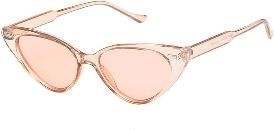 Треугольные солнцезащитные очки для женщин в стиле ретро, пластиковые солнцезащитные очки для женщин, маленькие очки с защитой от УФ-излучения UV400 HDUBFY, Pink Pink
Треугольные солнцезащитные очки для женщин в стиле ретро, пластиковые солнцезащитные очки для женщин, маленькие очки с защитой от УФ-излучения UV400 HDUBFY, Pink Pink