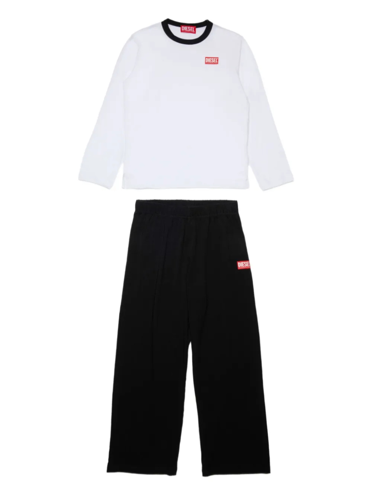 Diesel Kids комплект из рубашки и брюк, черный
Diesel Kids комплект из рубашки и брюк, черный