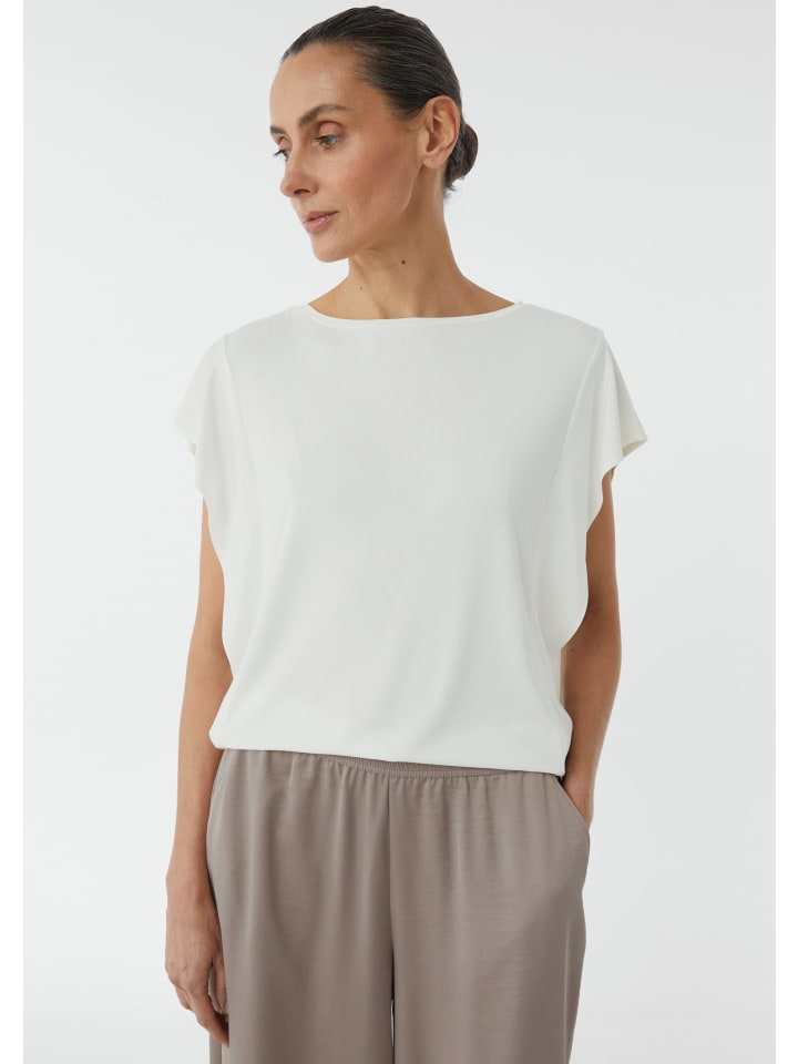 Футболка comma, белый 
Футболка comma, белый