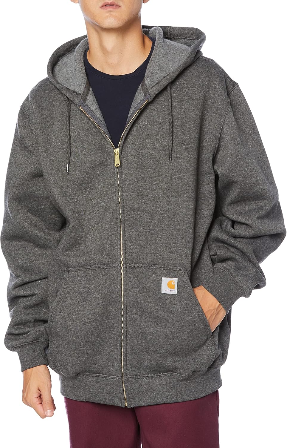 Мужская толстовка Carhartt средней плотности с капюшоном на молнии
Мужская толстовка Carhartt средней плотности с капюшоном на молнии