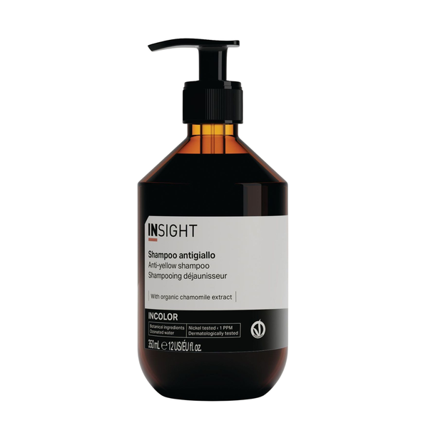 Фиолетовый шампунь для светлых и обесцвеченных волос, 350 мл Insight Anti - yellow
Фиолетовый шампунь для светлых и обесцвеченных волос, 350 мл Insight Anti - yellow