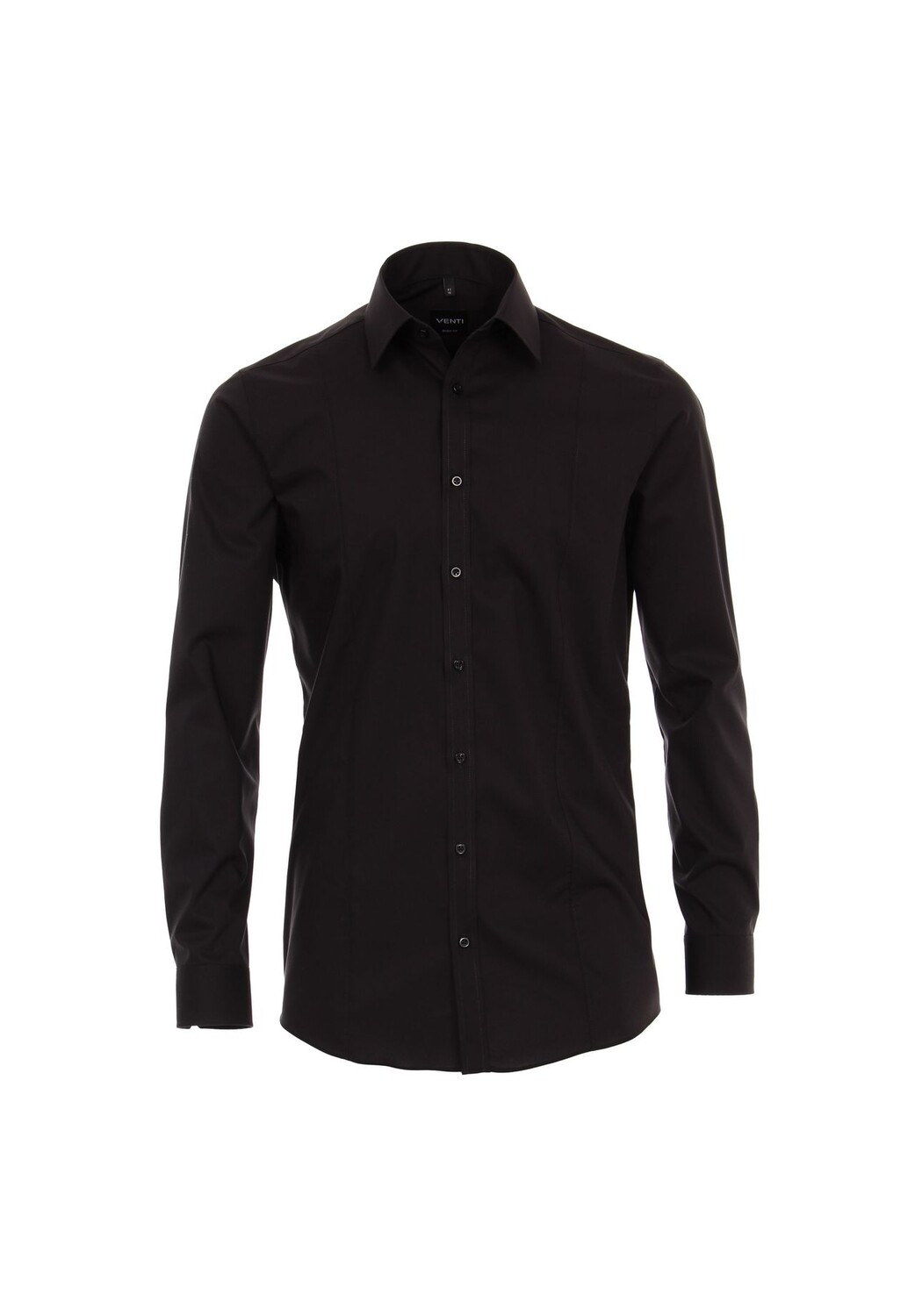 Мужская деловая рубашка однотонного кроя Venti, черный
Мужская деловая рубашка однотонного кроя Venti, черный