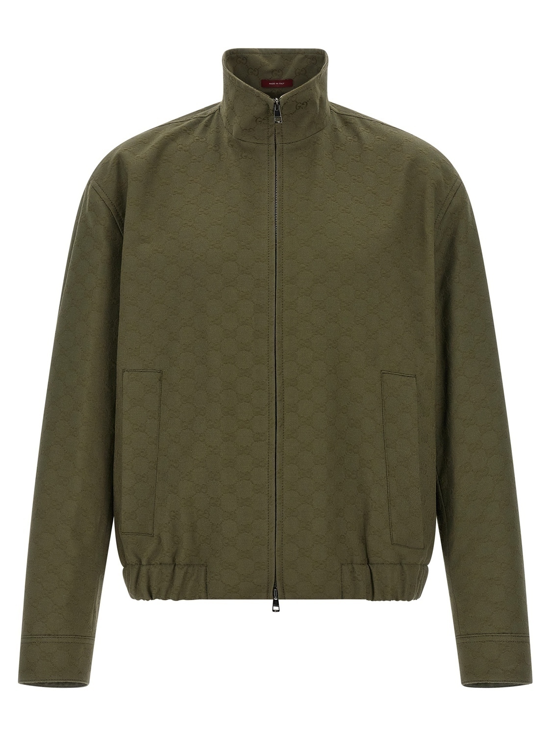 Бомбер из ткани с монограммой GG GUCCI, зеленый
Бомбер из ткани с монограммой GG GUCCI, зеленый