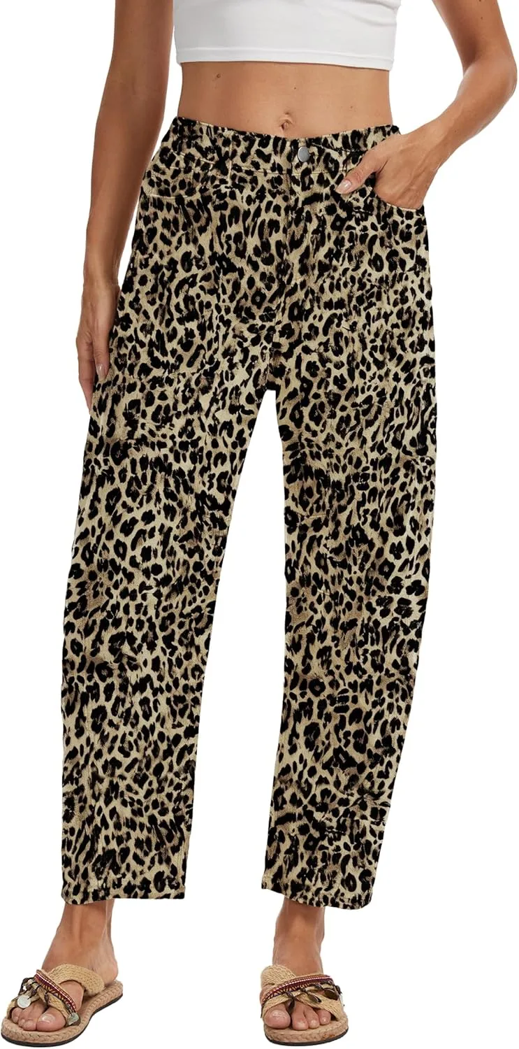 Брюки-джинсы для женщин Mid Rise Pull On Wide Leg Cropped Stretchy Boyfriend DAOAO
Брюки-джинсы для женщин Mid Rise Pull On Wide Leg Cropped Stretchy Boyfriend DAOAO