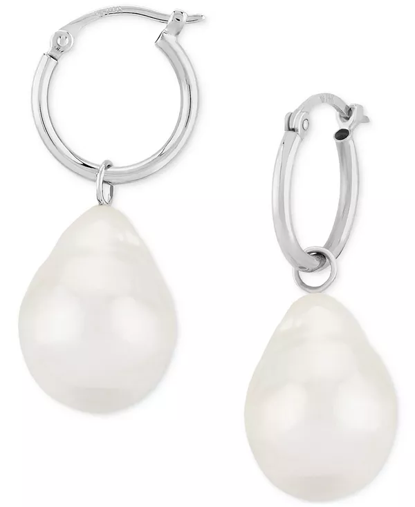 Серьги-Кольца с культивированным пресноводным барочным жемчугом (12 мм) из 14-каратного золота Macy'S, pearl
Серьги-Кольца с культивированным пресноводным барочным жемчугом (12 мм) из 14-каратного золота Macy'S, pearl