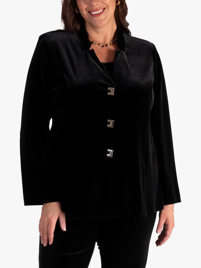 Растягивающийся бархатный жакет chesca, Black
Растягивающийся бархатный жакет chesca, Black