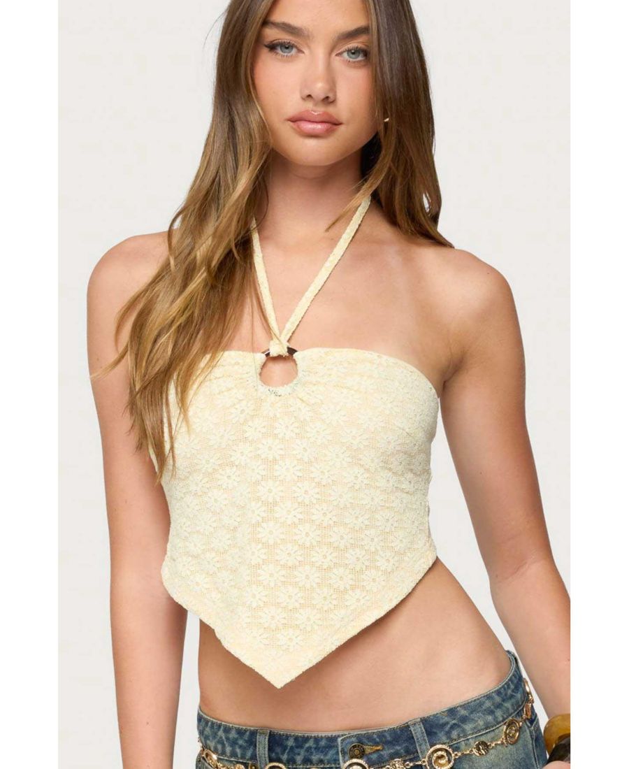 Женский топ-халтер Alana с цветочным принтом в виде платка Edikted, Cream
Женский топ-халтер Alana с цветочным принтом в виде платка Edikted, Cream