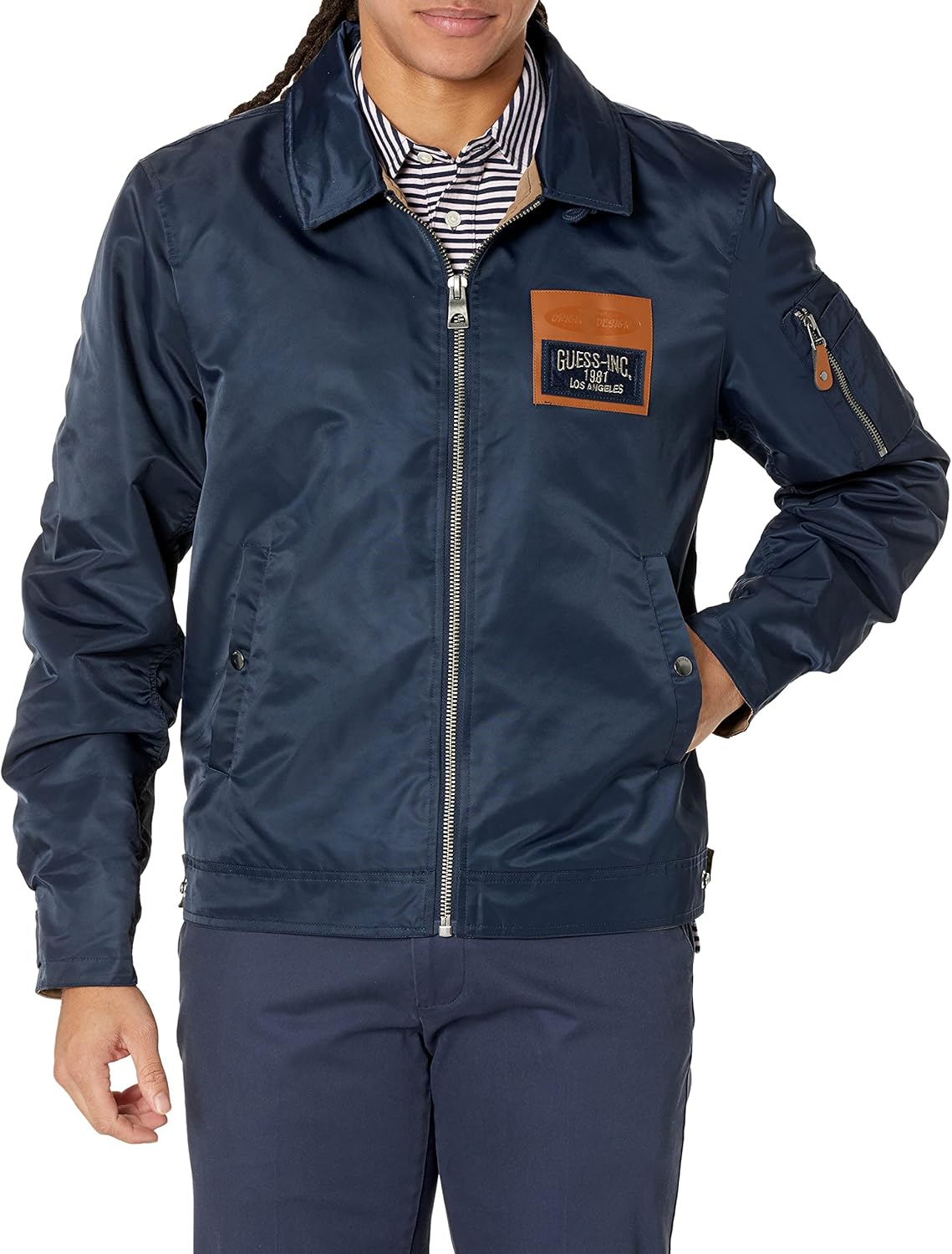 Куртка-бомбер GUESS Ace Satin Powers для мужчин, Powerberry
Куртка-бомбер GUESS Ace Satin Powers для мужчин, Powerberry