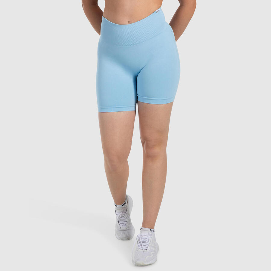SMILODOX Женские короткие леггинсы Arleta светло-голубого цвета
SMILODOX Женские короткие леггинсы Arleta светло-голубого цвета