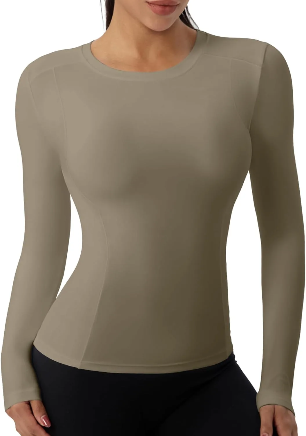 Женская компрессионная футболка SPVISE с длинным рукавом и круглым вырезом
Женская компрессионная футболка SPVISE с длинным рукавом и круглым вырезом