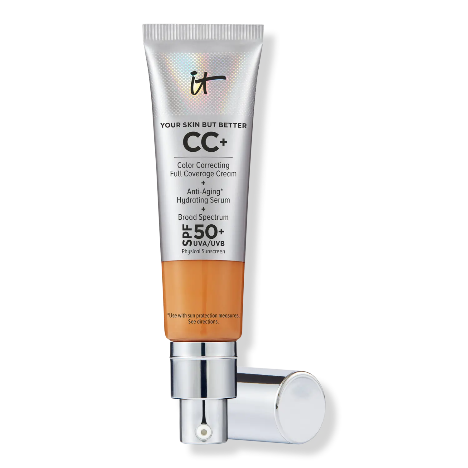 CC+ крем с SPF 50+ IT Cosmetics, Tan Rich (deepest tan neutral with neutral red undertones)
CC+ крем с SPF 50+ IT Cosmetics, Tan Rich (deepest tan neutral with neutral red undertones)