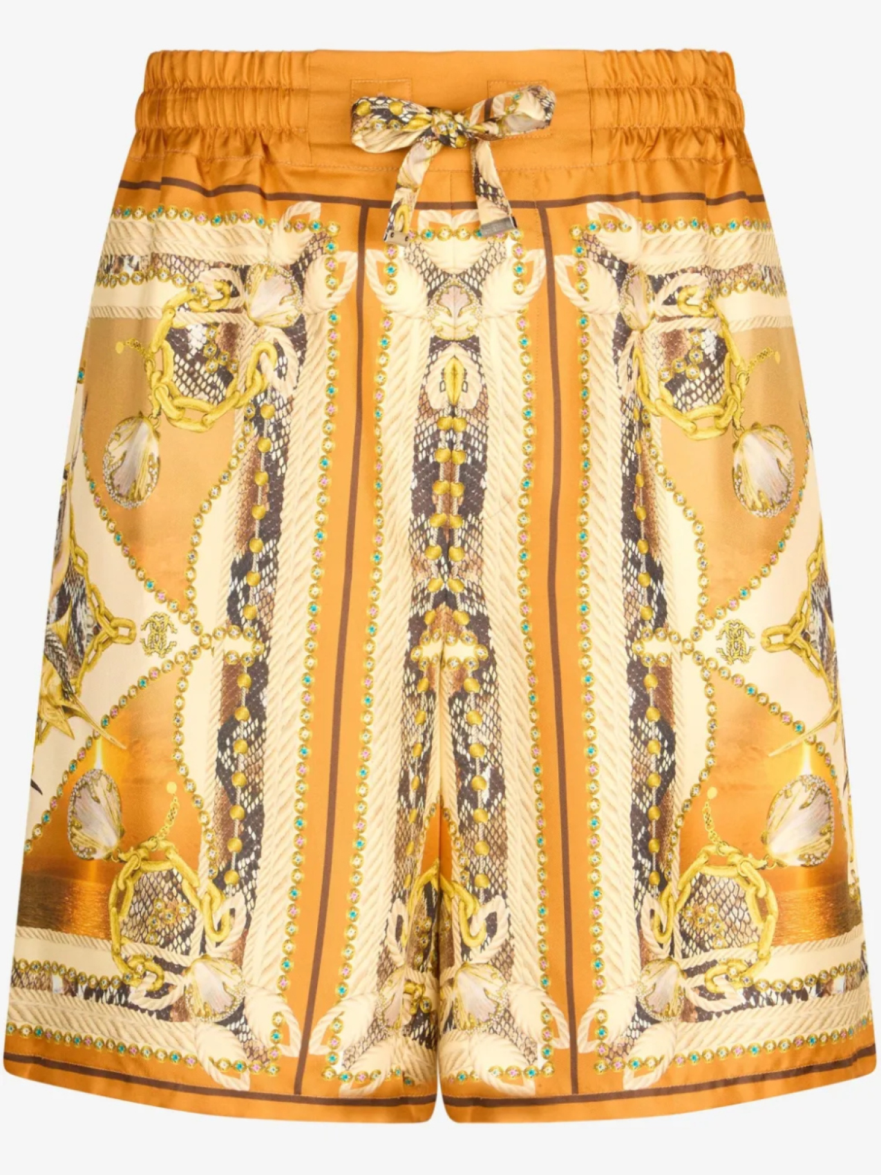 Хлопковые шорты Roberto Cavalli, оранжевый 
Хлопковые шорты Roberto Cavalli, оранжевый