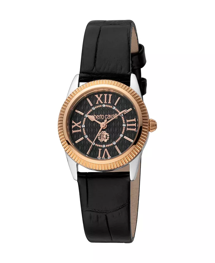 Женские часы Quartz Black Leather 28 мм Roberto Cavalli
Женские часы Quartz Black Leather 28 мм Roberto Cavalli