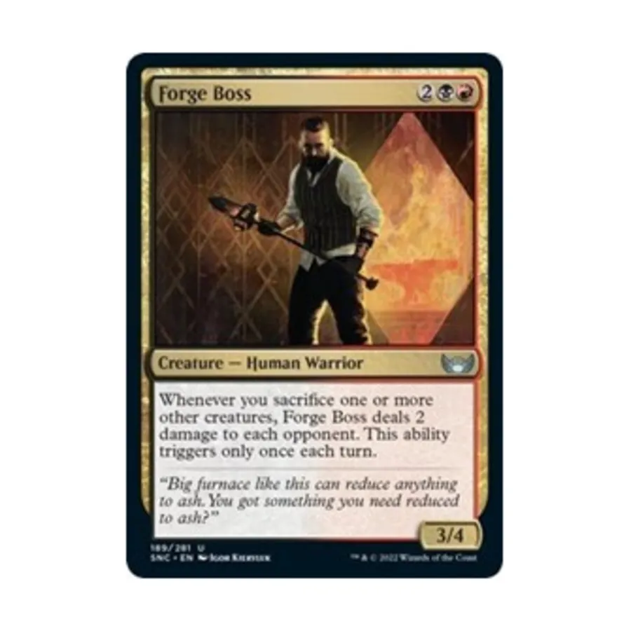 CCG Босс кузницы (U), MTG - Streets of New Capenna
CCG Босс кузницы (U), MTG - Streets of New Capenna