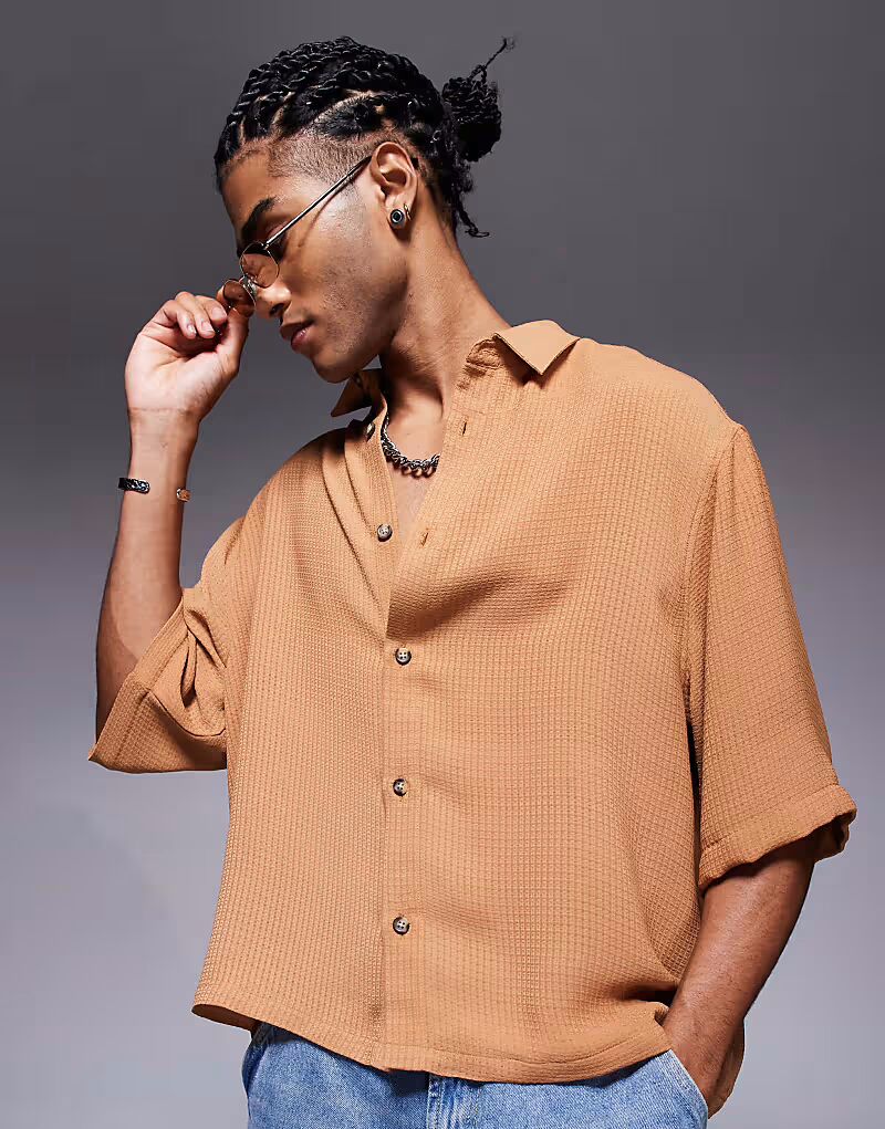 ASOS DESIGN свободная рубашка свободного кроя бежевого цвета
ASOS DESIGN свободная рубашка свободного кроя бежевого цвета