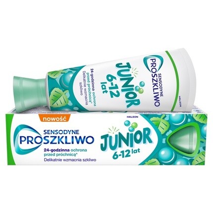 Зубная паста Proszkliwo Junior для детей 6-12 лет 75 мл Sensodyne
Зубная паста Proszkliwo Junior для детей 6-12 лет 75 мл Sensodyne