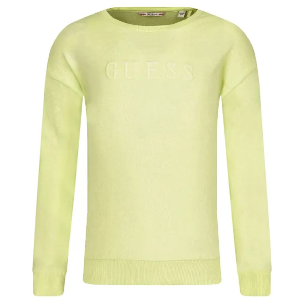 Детская махровая толстовка стандартного кроя Guess, зеленый
Детская махровая толстовка стандартного кроя Guess, зеленый