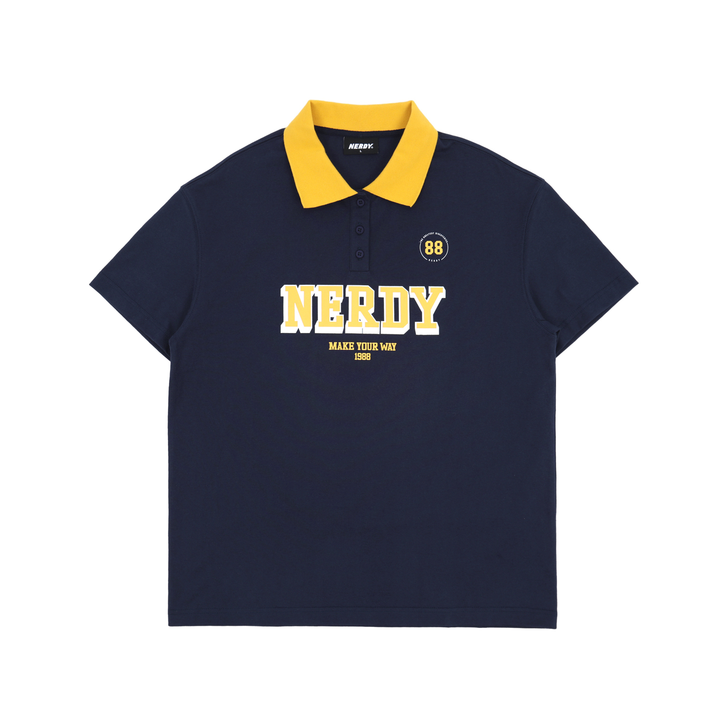 Nerdy SS24 Поло Unisex Dark Blue
Nerdy SS24 Поло Unisex Dark Blue