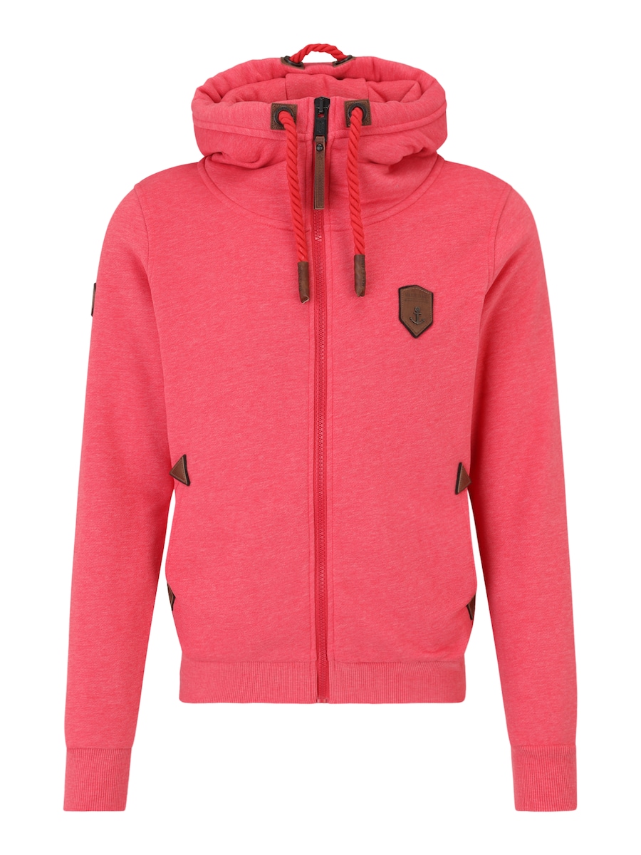 Толстовка с капюшоном на молнии naketano, светло-красный
Толстовка с капюшоном на молнии naketano, светло-красный