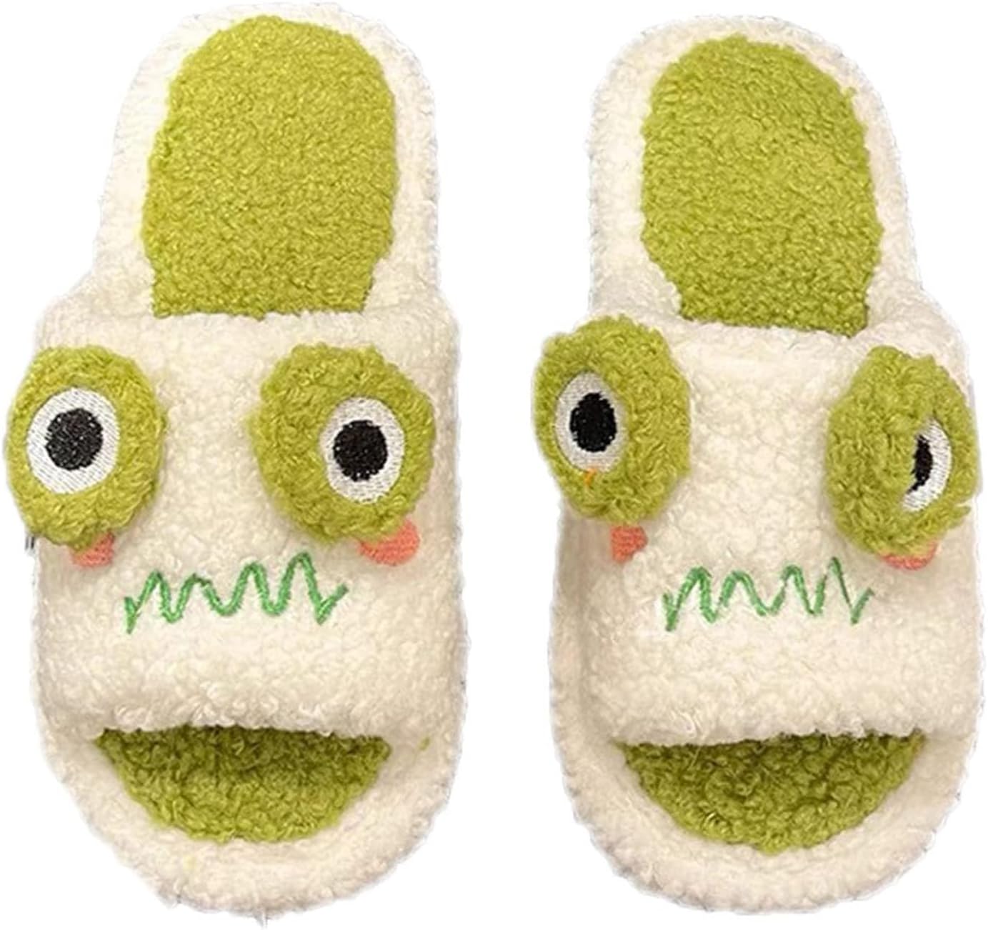 Тапочки Zureto Frog для женщин, милые плюшевые мягкие домашние шлепанцы для дома и улицы, белый
Тапочки Zureto Frog для женщин, милые плюшевые мягкие домашние шлепанцы для дома и улицы, белый