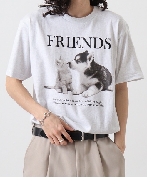 Футболка с коротким рукавом, принт "лист" Spiritoso Friends, белый
Футболка с коротким рукавом, принт "лист" Spiritoso Friends, белый