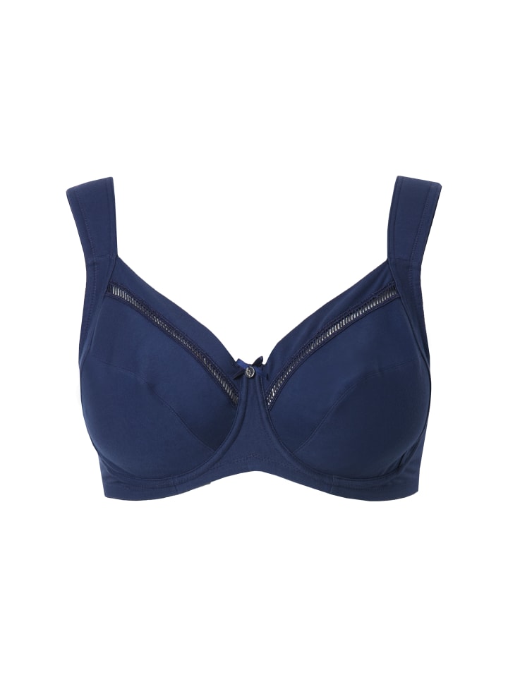 Бюстгальтер на косточках Ulla Popken, темно-синий
Бюстгальтер на косточках Ulla Popken, темно-синий
