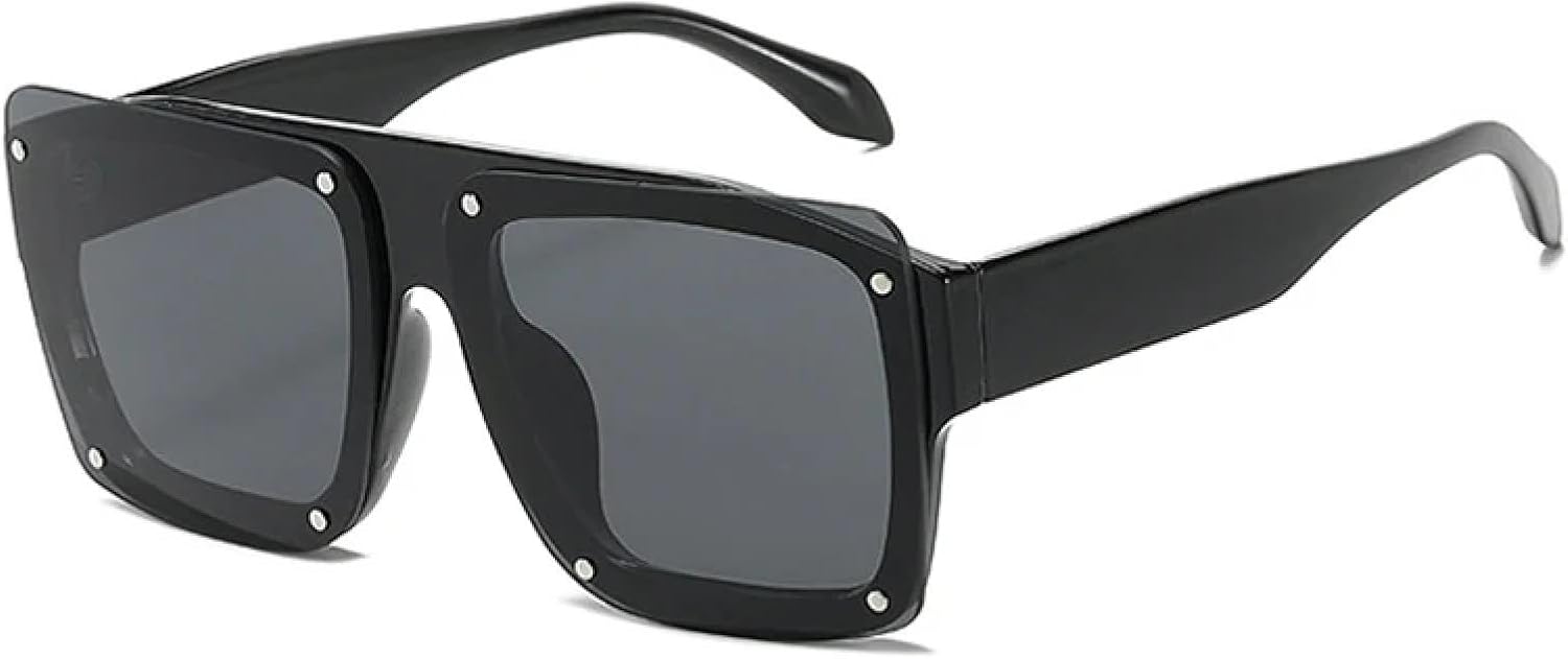 Солнцезащитные очки с защитой от УФ-излучения UV400 для женщин и мужчин | Градиентные оттенки, заклепки, панк | для занятий спортом на открытом воздухе DSVIGF, Black Gray
Солнцезащитные очки с защитой от УФ-излучения UV400 для женщин и мужчин | Градиентные оттенки, заклепки, панк | для занятий спортом на открытом воздухе DSVIGF, Black Gray