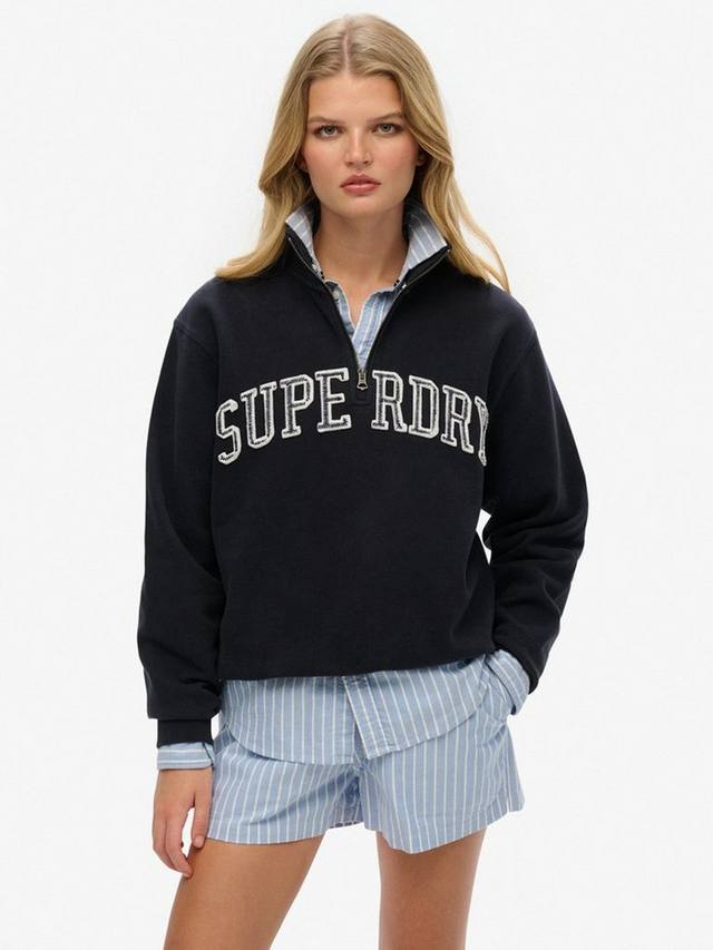 Толстовка с аппликацией спортивные предметы первой необходимости на молнии наполовину Superdry, цвет Eclipse Navy
Толстовка с аппликацией спортивные предметы первой необходимости на молнии наполовину Superdry, цвет Eclipse Navy