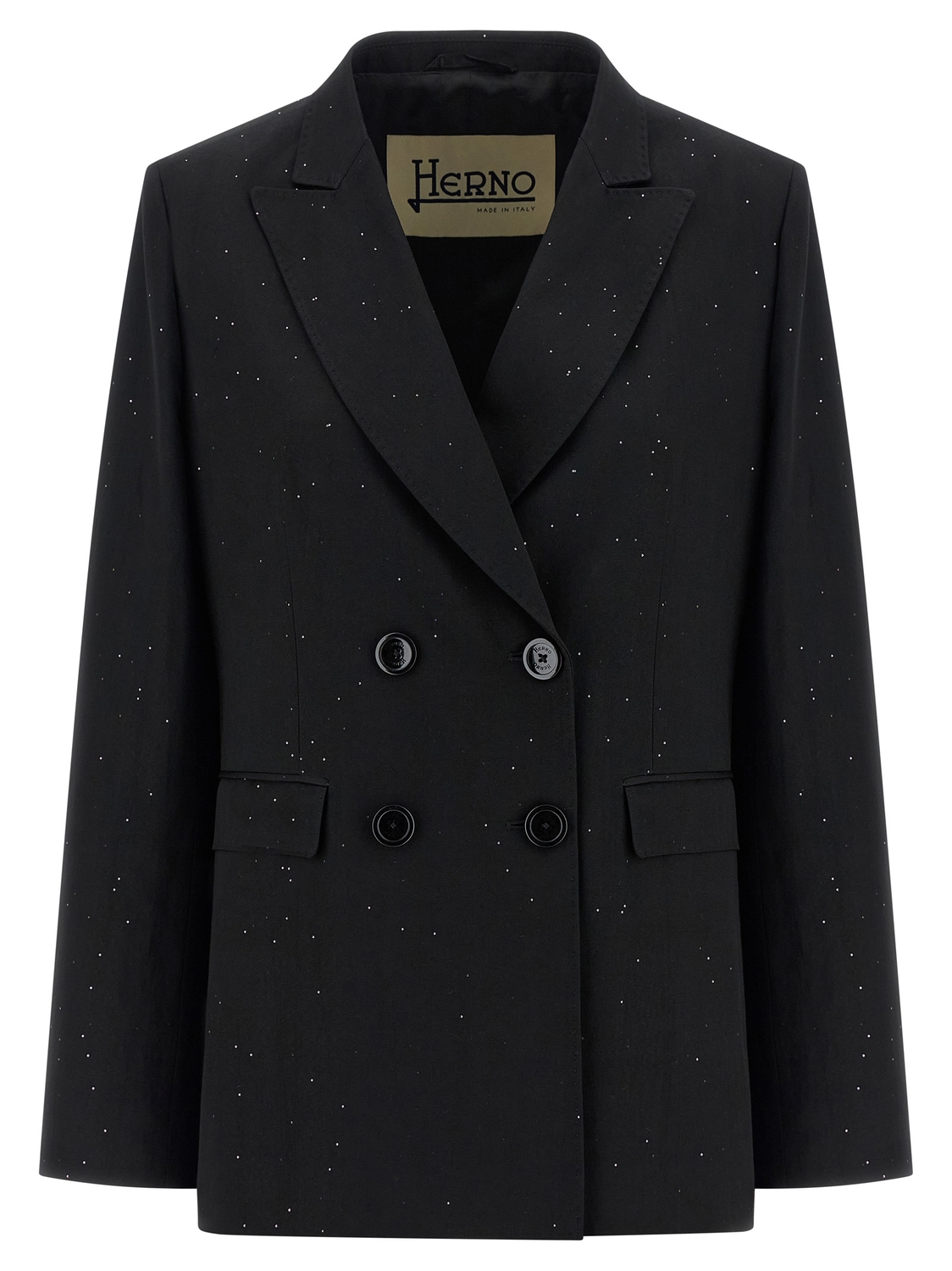 Блейзер с микро-пайетками Herno, черный
Блейзер с микро-пайетками Herno, черный