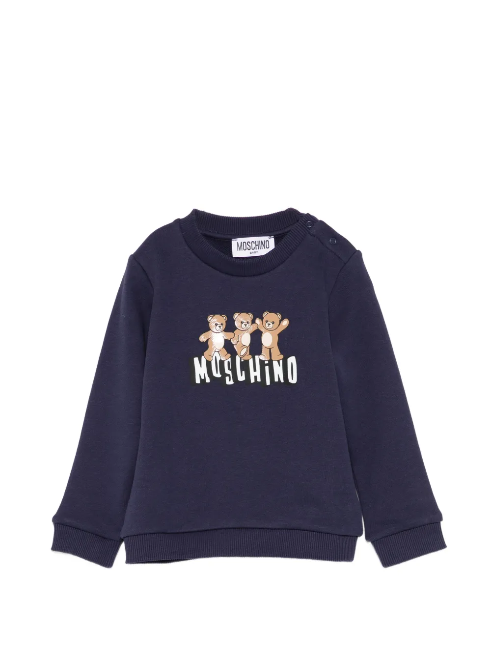 Свитшот с принтом "медвежонок" и круглым вырезом Moschino Kids, синий
Свитшот с принтом "медвежонок" и круглым вырезом Moschino Kids, синий