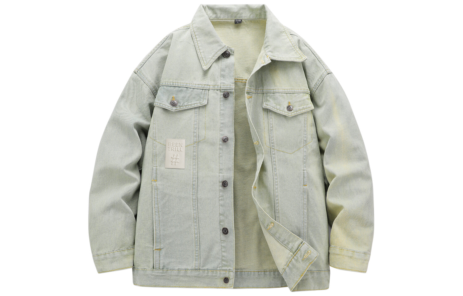 Джинсовая куртка унисекс Beentrill, Белый/Синий
Джинсовая куртка унисекс Beentrill, Белый/Синий