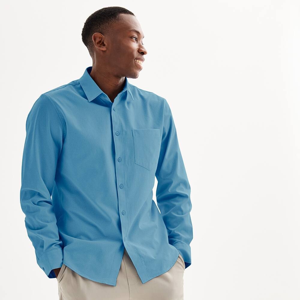 Мужская рубашка на пуговицах свободного кроя FLX Slim Performance, цвет Riviera
Мужская рубашка на пуговицах свободного кроя FLX Slim Performance, цвет Riviera