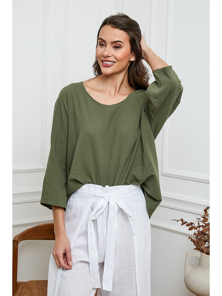 Блуза La Compagnie Du Lin, хаки
Блуза La Compagnie Du Lin, хаки