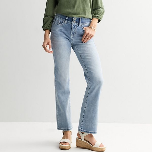 Женские джинсы bootcut с эффектом коррекции живота Apt. 9
Женские джинсы bootcut с эффектом коррекции живота Apt. 9