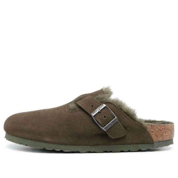 Тапочки boston shearling suede leather narrow fit 'thyme' Birkenstock, зеленый
Тапочки boston shearling suede leather narrow fit 'thyme' Birkenstock, зеленый