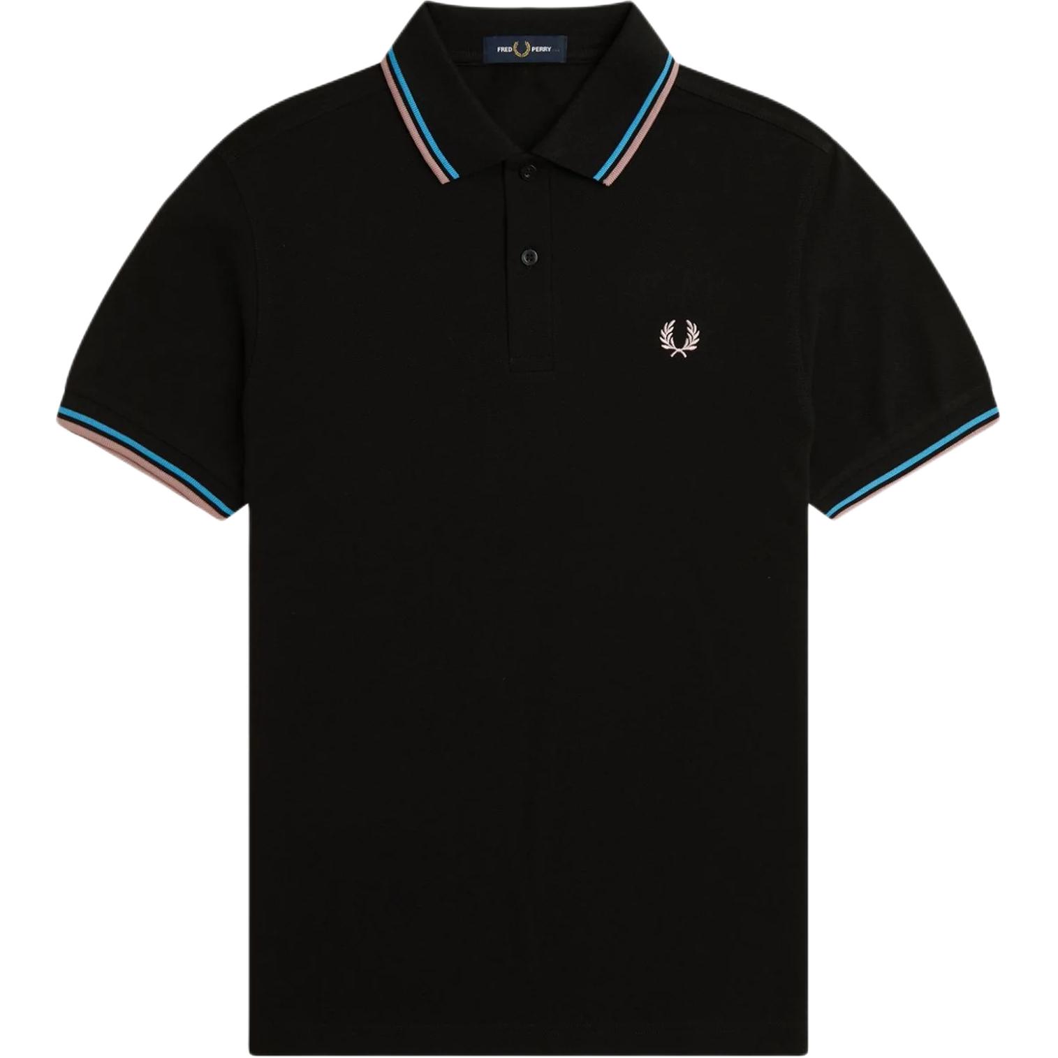 Пике поло с двойной полосой FRED PERRY, черный
Пике поло с двойной полосой FRED PERRY, черный
