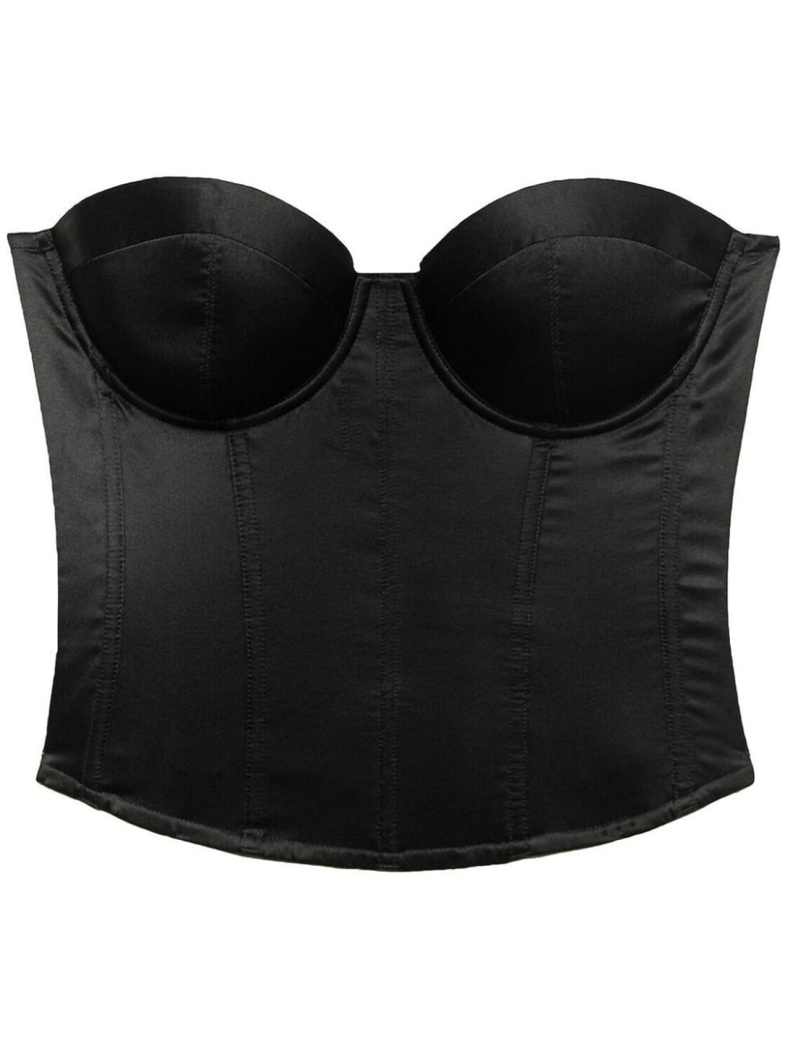 Шелковый топ-бюстье с вырезом в форме сердца Fleur Du Mal, черный
Шелковый топ-бюстье с вырезом в форме сердца Fleur Du Mal, черный