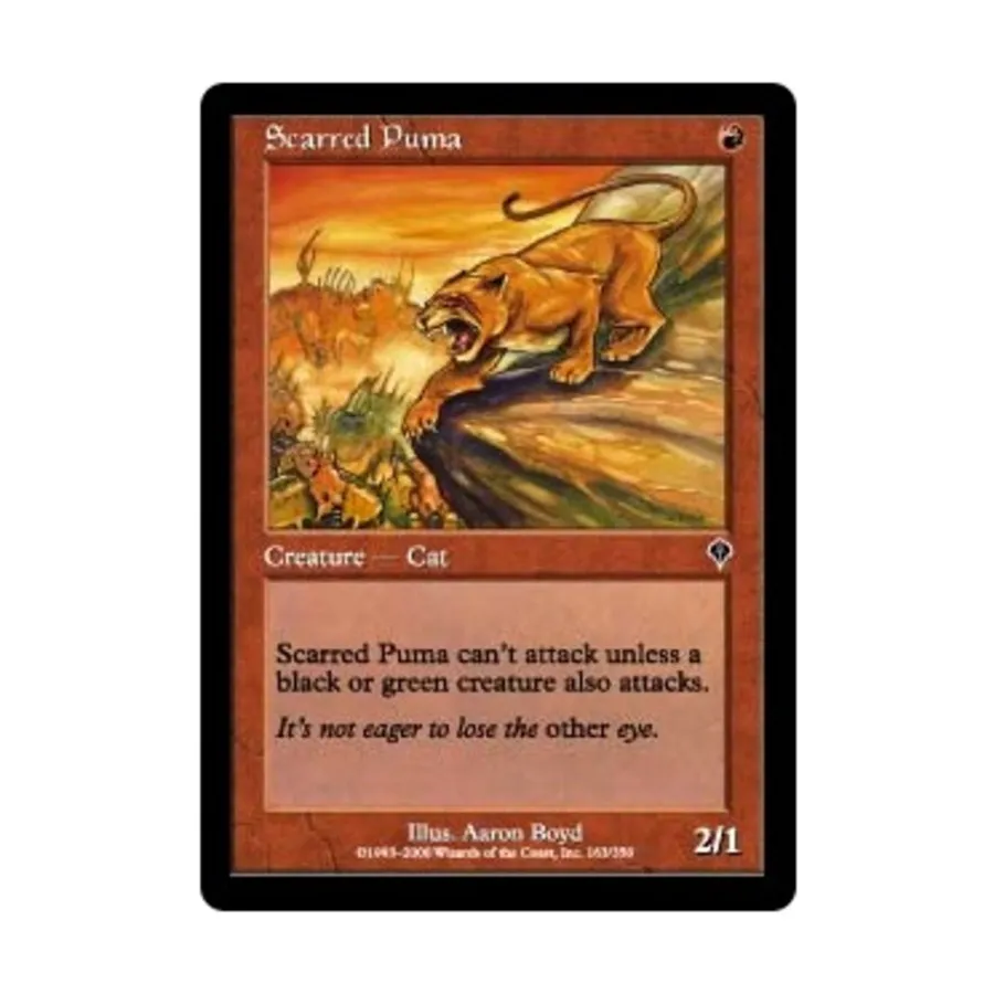 CCG Пума со шрамами (клавиша C), MTG - Invasion
CCG Пума со шрамами (клавиша C), MTG - Invasion