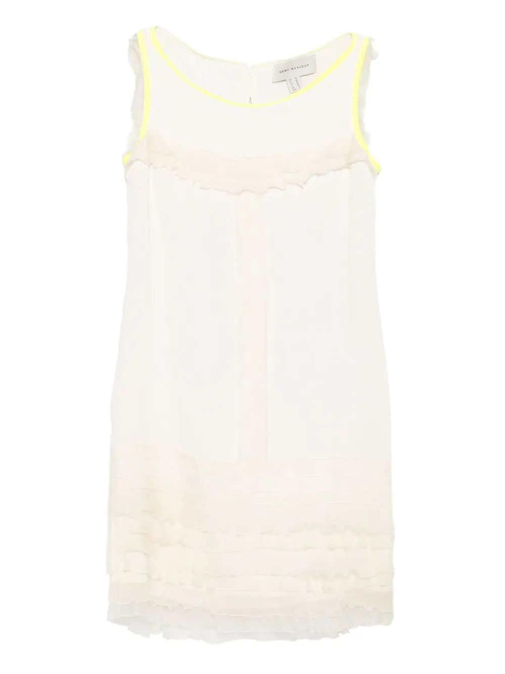 Платье мини с оборками Gemy Maalouf, нейтральный
Платье мини с оборками Gemy Maalouf, нейтральный