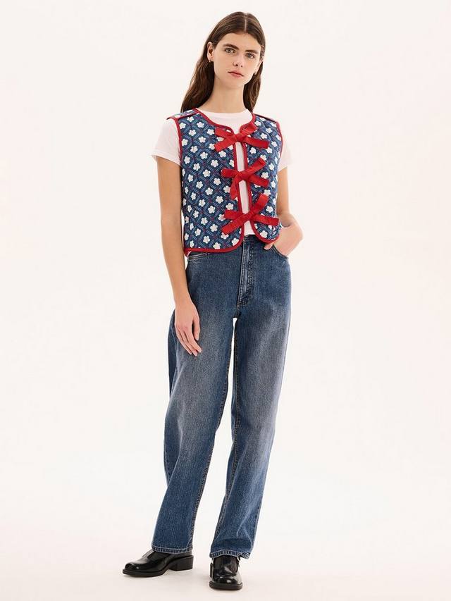 Стеганый жилет jojo OMNES, темно-синий/разноцветный
Стеганый жилет jojo OMNES, темно-синий/разноцветный