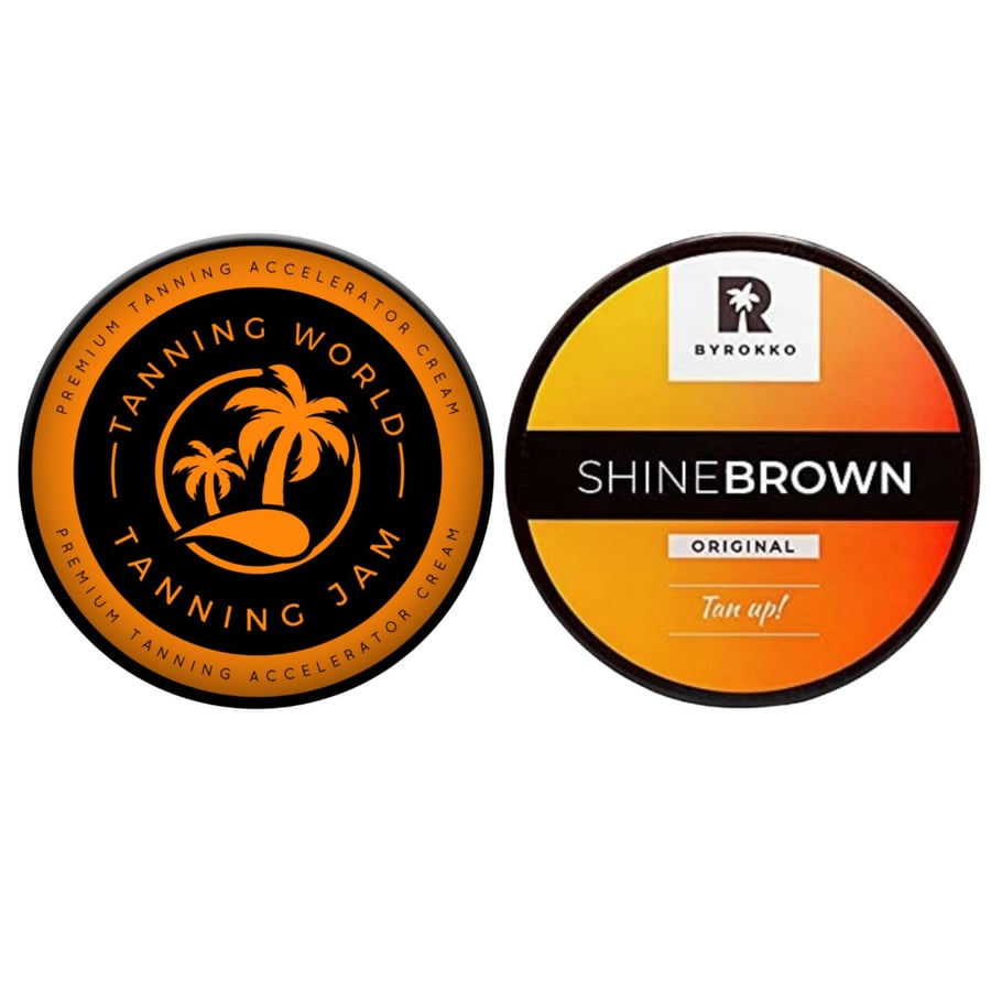 Tanning World Premium Accelerator + Byrokko Shine Brown
Tanning World Premium Accelerator + Byrokko Shine Brown