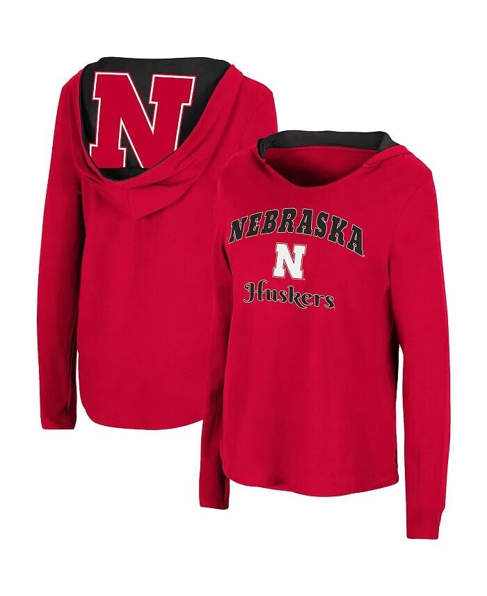 Женская худи Scarlet Nebraska Huskers Catalina, футболка с длинными рукавами Colosseum
Женская худи Scarlet Nebraska Huskers Catalina, футболка с длинными рукавами Colosseum