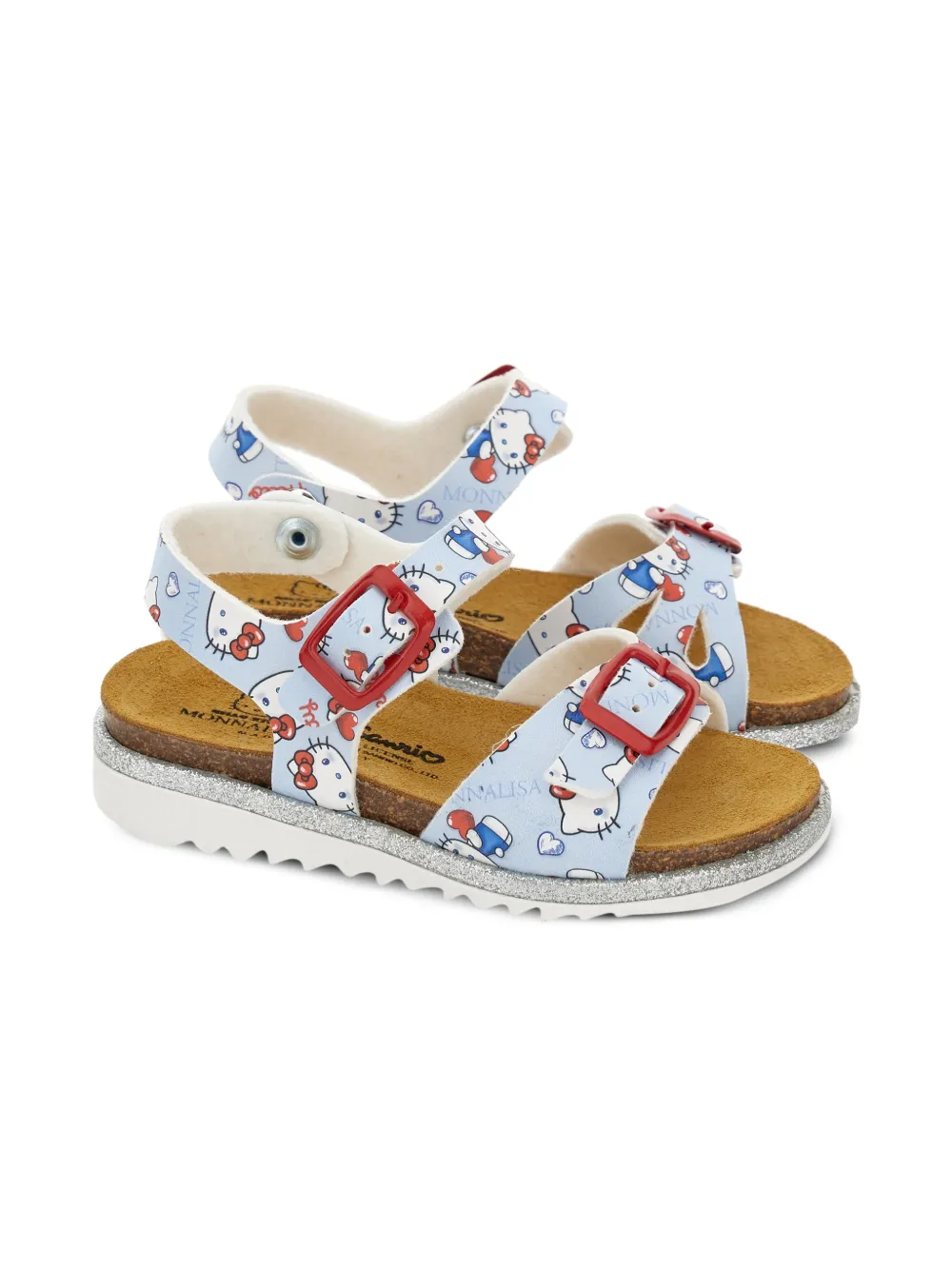 Босоножки с узором из коллаборации с Hello Kitty Monnalisa, синий
Босоножки с узором из коллаборации с Hello Kitty Monnalisa, синий