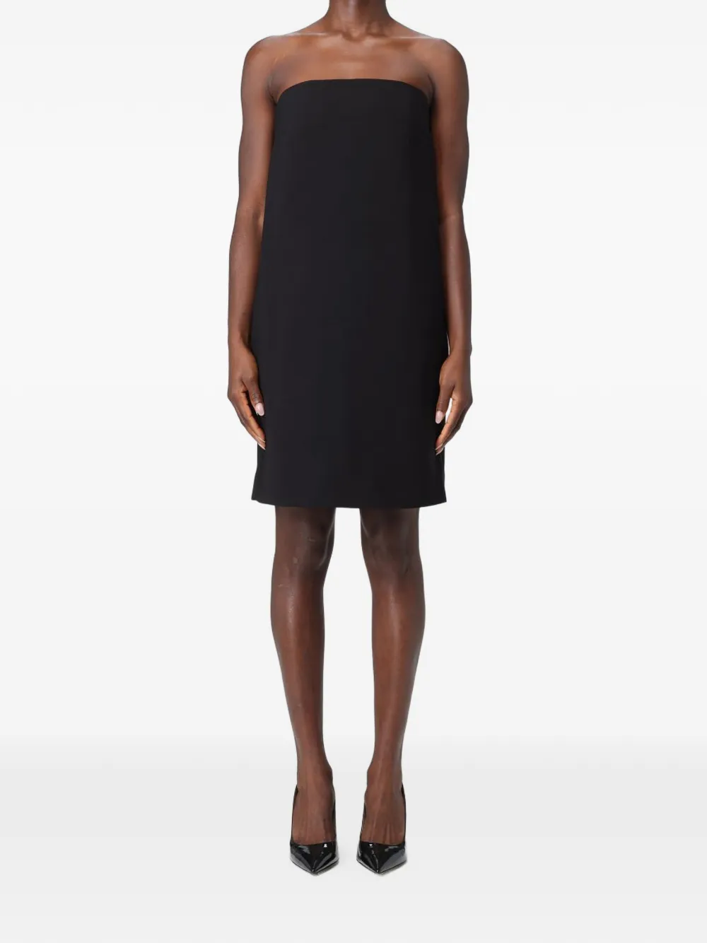 Мини-платье без бретелек с бантом Moschino, черный
Мини-платье без бретелек с бантом Moschino, черный