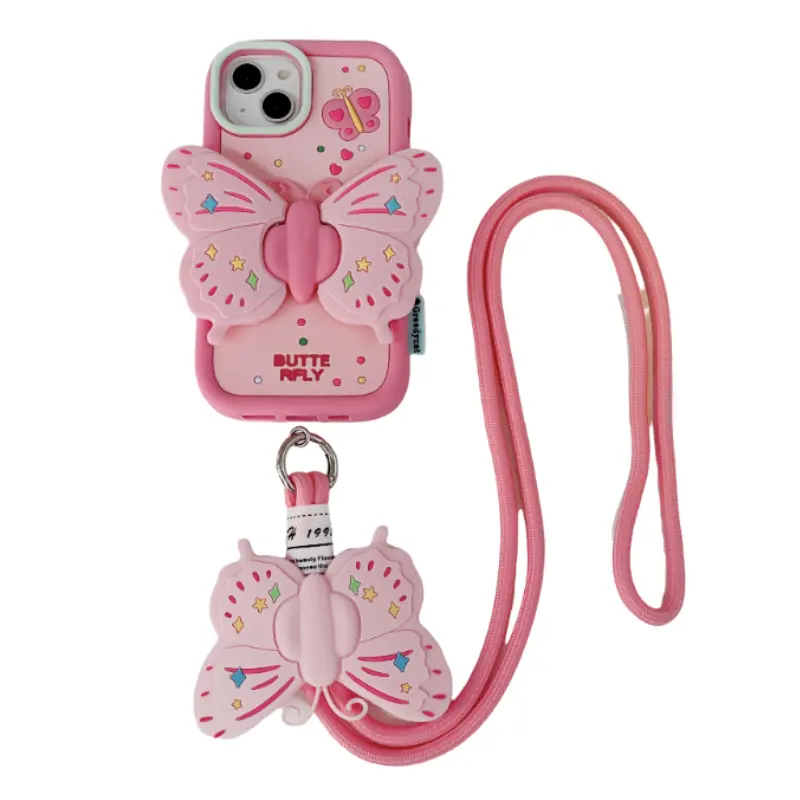 Чехол для телефона Baohuguang Bao Huguang, Silicone butterfly stand with long lanyard
Чехол для телефона Baohuguang Bao Huguang, Silicone butterfly stand with long lanyard