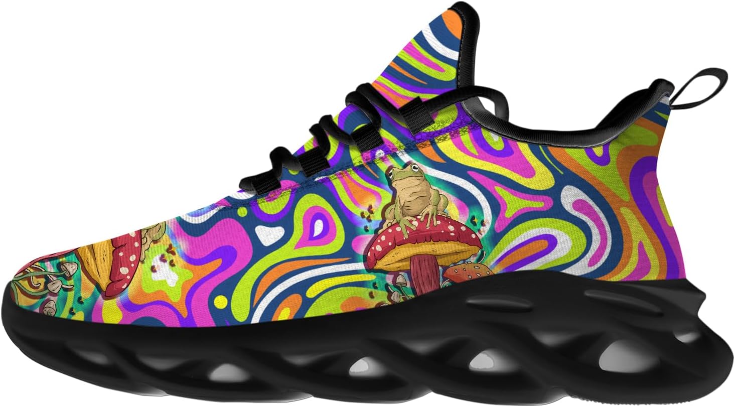 Кроссовки Ciadoon с рисунком гриба для женщин и мужчин, для бега по дороге, ходьбы, тенниса, дышащие, легкие, спортивные, подарок для мужчин и женщин, мультиколор
Кроссовки Ciadoon с рисунком гриба для женщин и мужчин, для бега по дороге, ходьбы, тенниса, дышащие, легкие, спортивные, подарок для мужчин и женщин, мультиколор